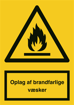 A 321 Oplag af brandfarlige væsker