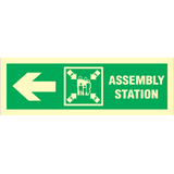 Assembly station arrow left