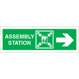 Assembly station arrow right