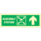 Assembly station arrow up