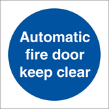 Automatic fire door