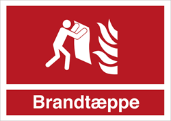 Brandtæppe - Plast - 148 x 210 mm