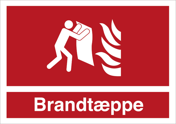 Brandtæppe - Plast - 210 x 297 mm