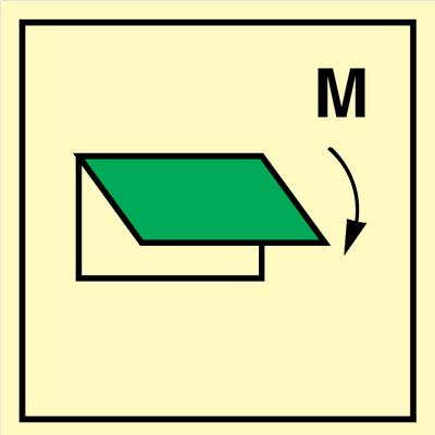 Closing device for ventilation