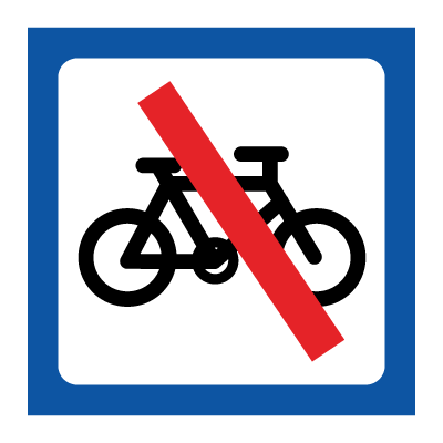 Cykel forbudt