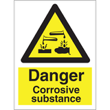 Danger Corrosive substance