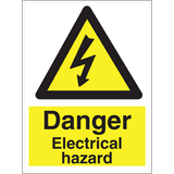 Danger Electrical hazard