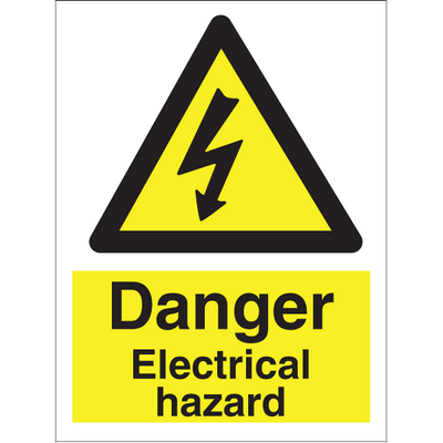 Danger Electrical hazard