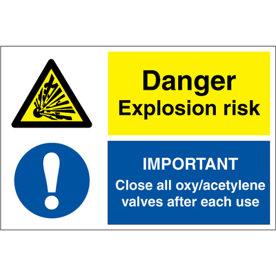 Danger explosion risk