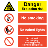 Danger explosion risk