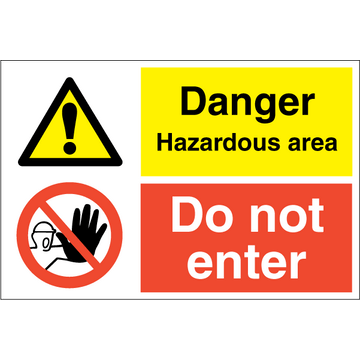 Danger Hazardous area