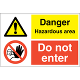 Danger Hazardous area