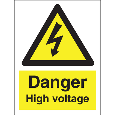 Danger High voltage