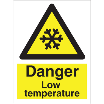 Danger low temperature