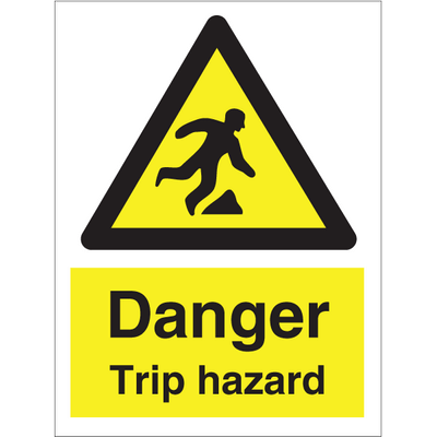 Danger trip hazard