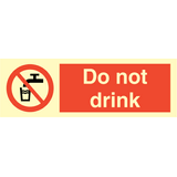 Do not drink