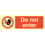 Do not enter