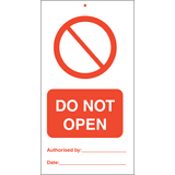 Do not open (pk. á 10 stk.)