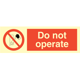 Do not operate