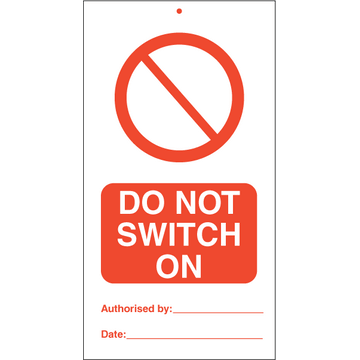 Do not switch on (pk. á 10 stk.)