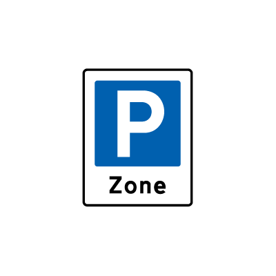 E 68,3 Zone med parkering