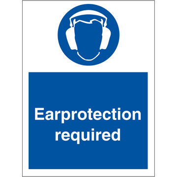 Earprotection required