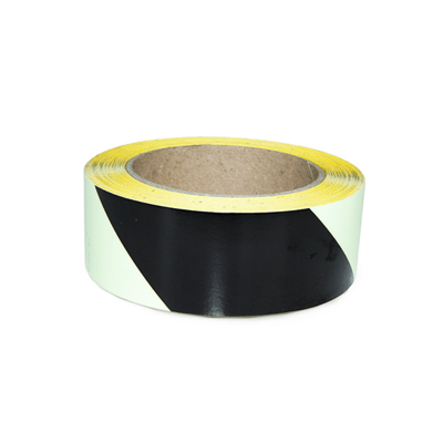 Efterlysende tape - Sort/efterlysende - 40 mm x 10 m