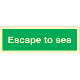 Escape to sea