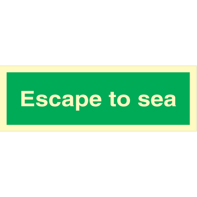 Escape to sea