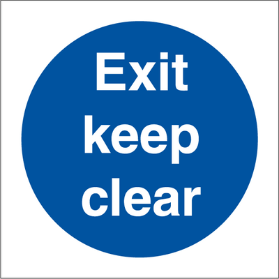 Exit keep clear