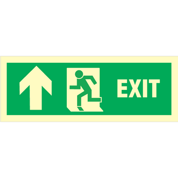 Exit left arrow up