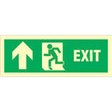 Exit left arrow up
