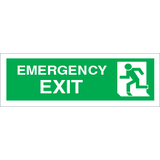 Exit right, arrow down