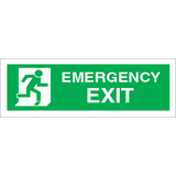 Exit right, arrow down