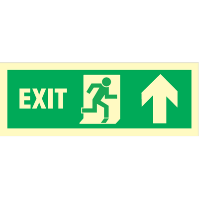 Exit right arrow up