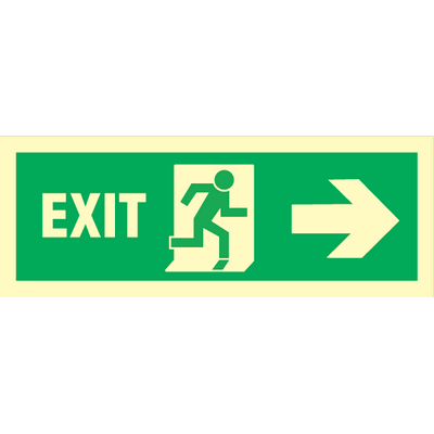 Exit rigt, arrow right