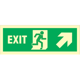 Exit rigt/up, arrow up