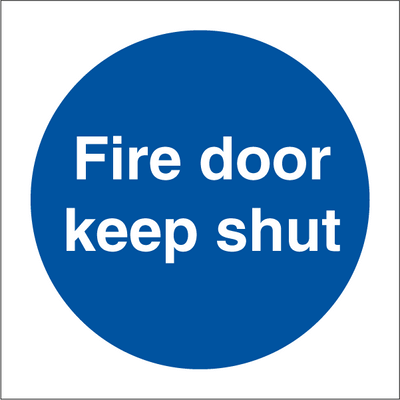 Fire door keep shut