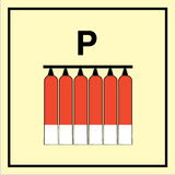 Fixed fireextinguisher battery