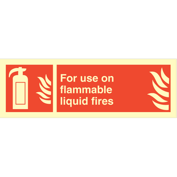 For use on flammable..