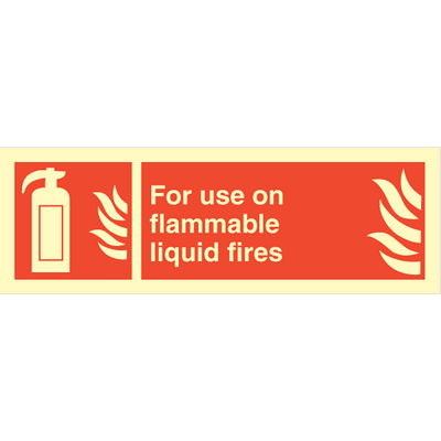 For use on flammable..