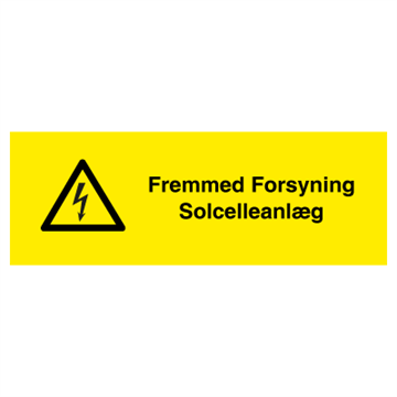 Fremmed Forsyning Solcelleanlæg