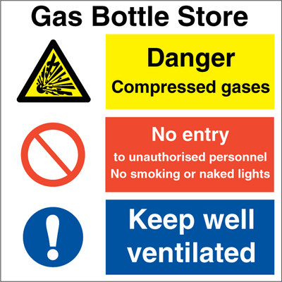 Gas bottle store