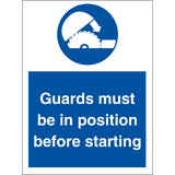 Guards must be in position
