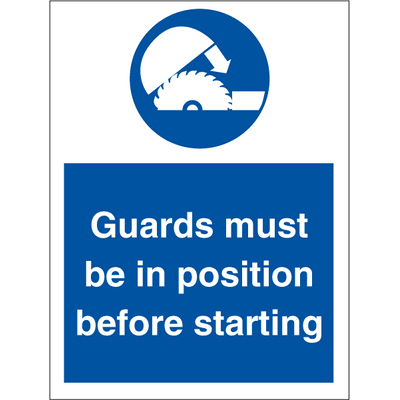 Guards must be in position