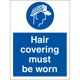 Hair covering must be worn