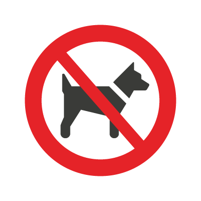F 161 Hunde forbudt