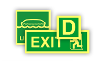 Exit signs
