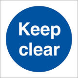 Keep clear