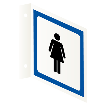 131.051 Dame toilet, L-skilte